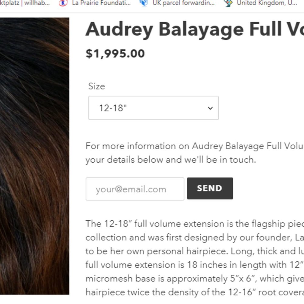 LAUREN ASHTYN EUROPEAN FULL VOLUME CUSTOM LUXURY LAYERED HUMAN HAIR TOPPER 20"" - Picture 5 of 9